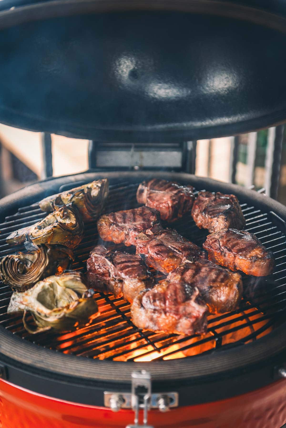 Grilled Lamb Loin Chops