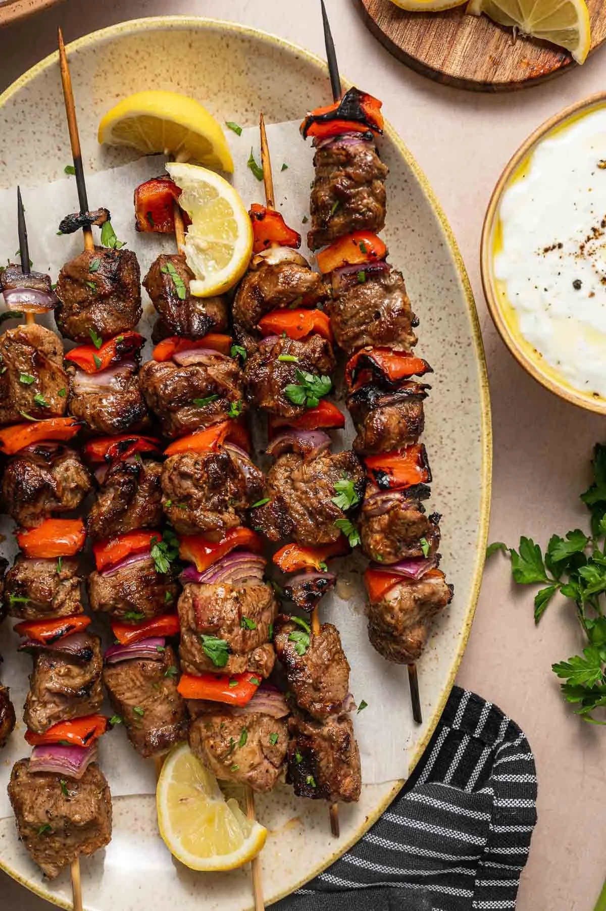 Grilled Lamb Kabobs