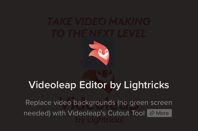 Editing with Video Leap