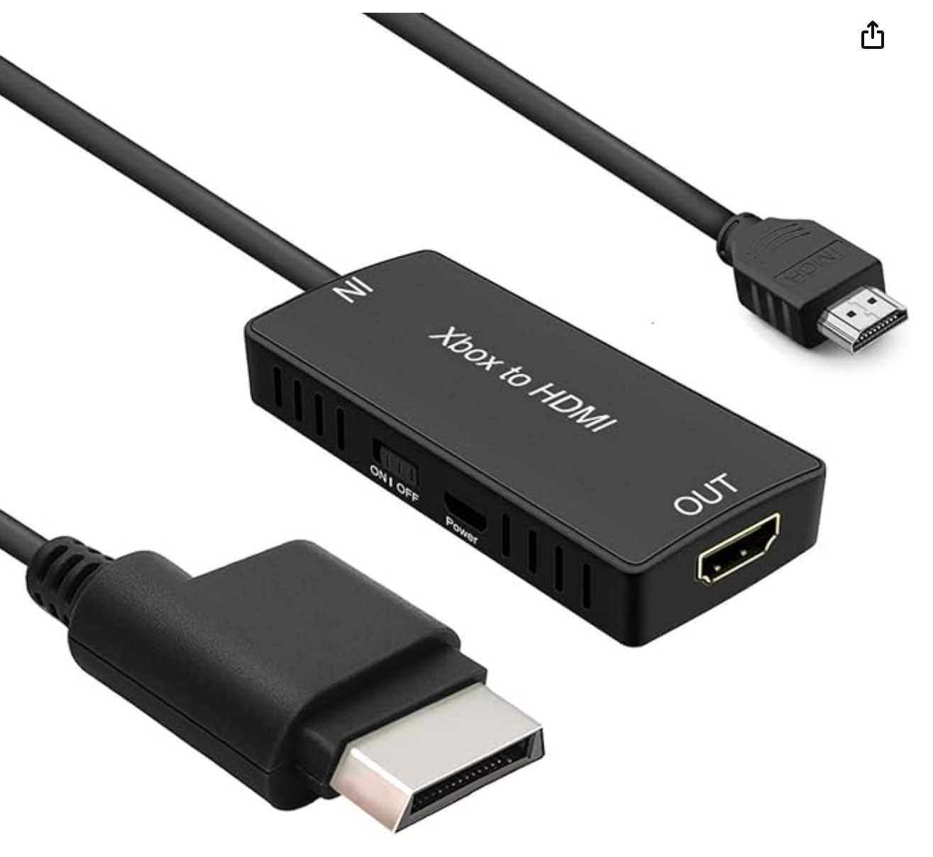 ZUZONG Xbox 360 to HDMI Converter, HD Link Cable for Xbox360 HDMI Adapter Support 720P/1080P, Compatible with Xbox 360 and Slim