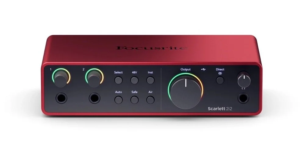Focusrite Scarlett 2i2 (4th Gen) USB Audio Interface