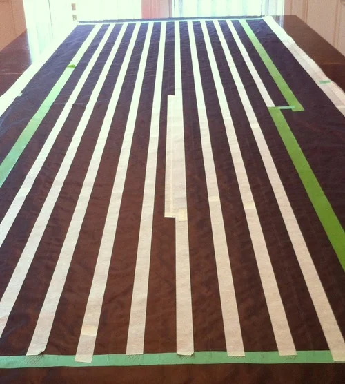  The most difficult part of the process was making the lines straight. 