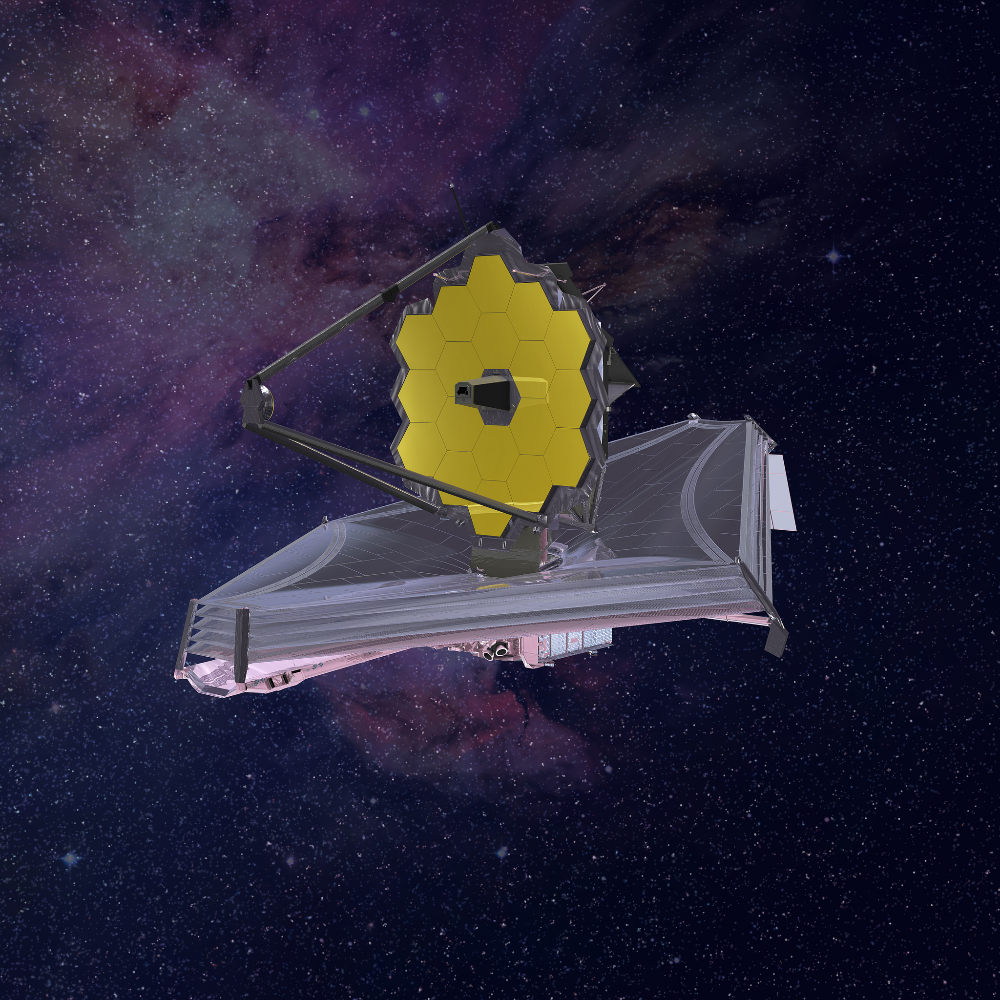 James Webb Space Telescope Artist Conception. Source: NASA, Image credit: Northrop Grumman