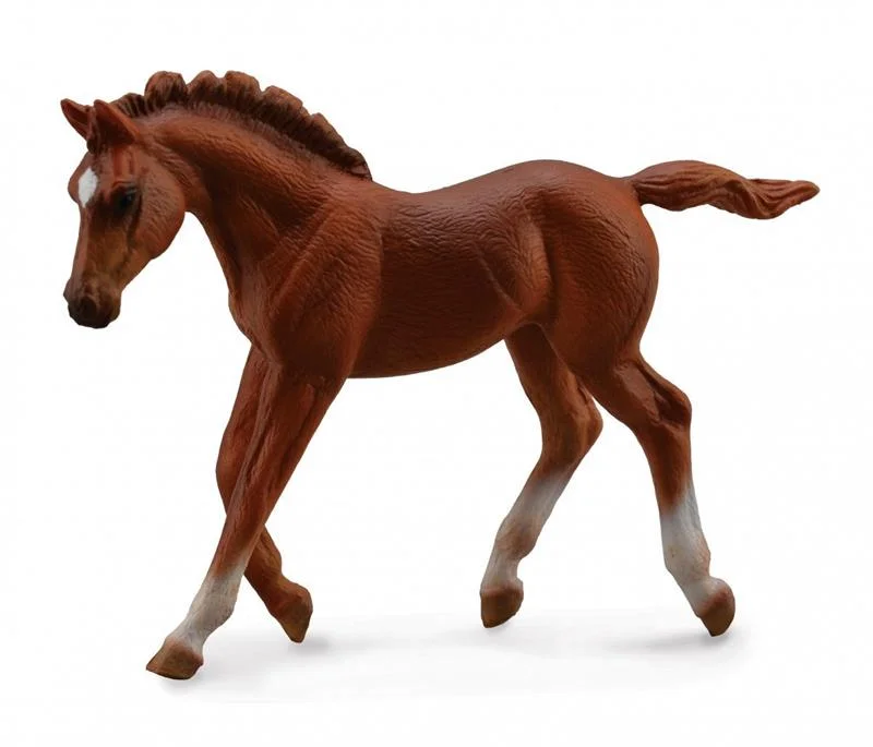 Bryer Horse Toy: Thoroughbred Foal Walking