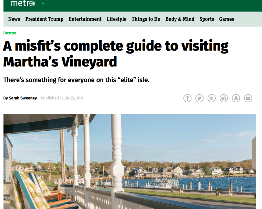 A misfit's complete guide to visiting Martha's Vineyard
