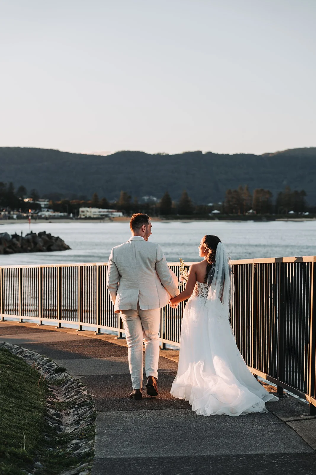 Larry & Mel at their vegan wedding