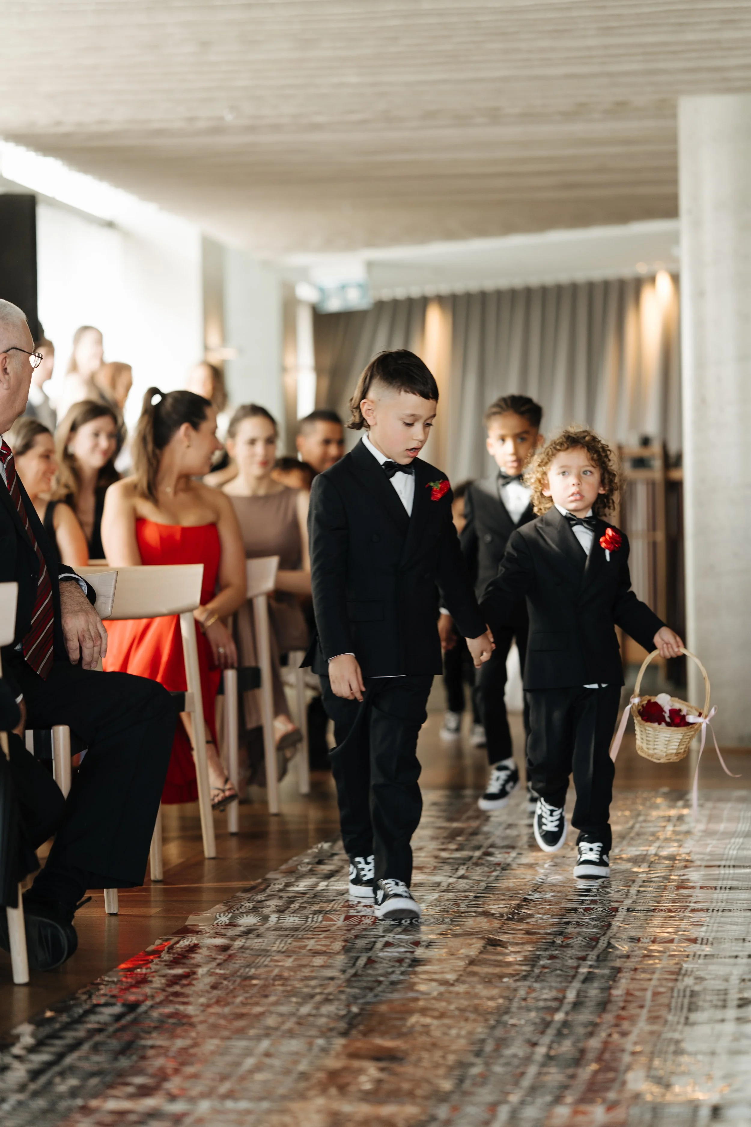 Sophia & Andrew's vegan wedding cake