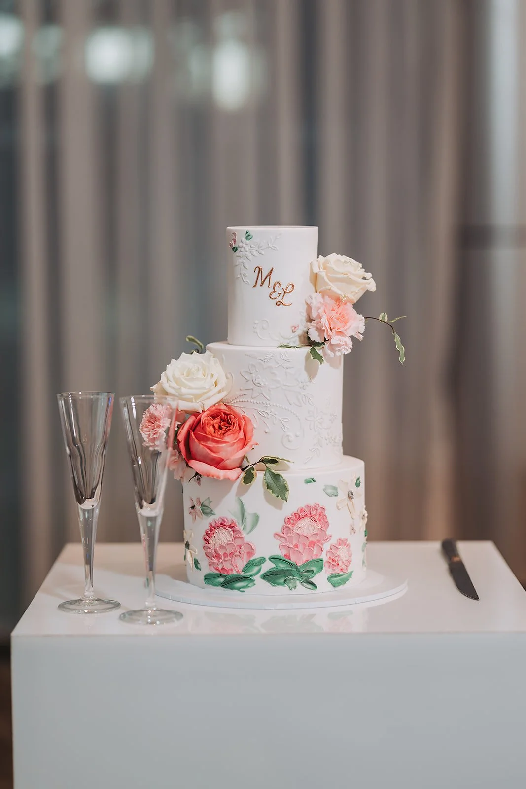 Larry & Mel's vegan wedding cake