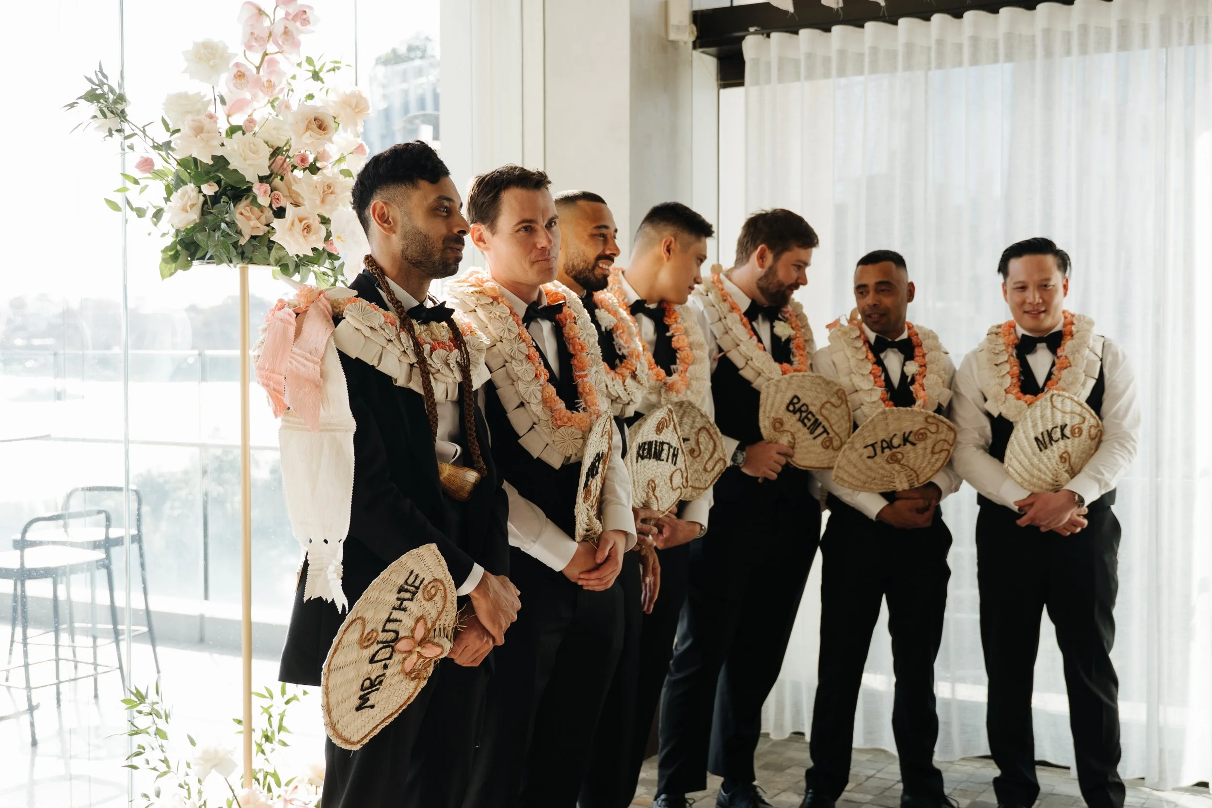 Sophia & Andrew's vegan wedding cake