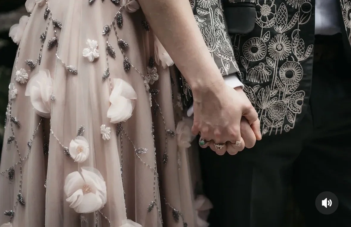 Lia & Tim's vegan wedding