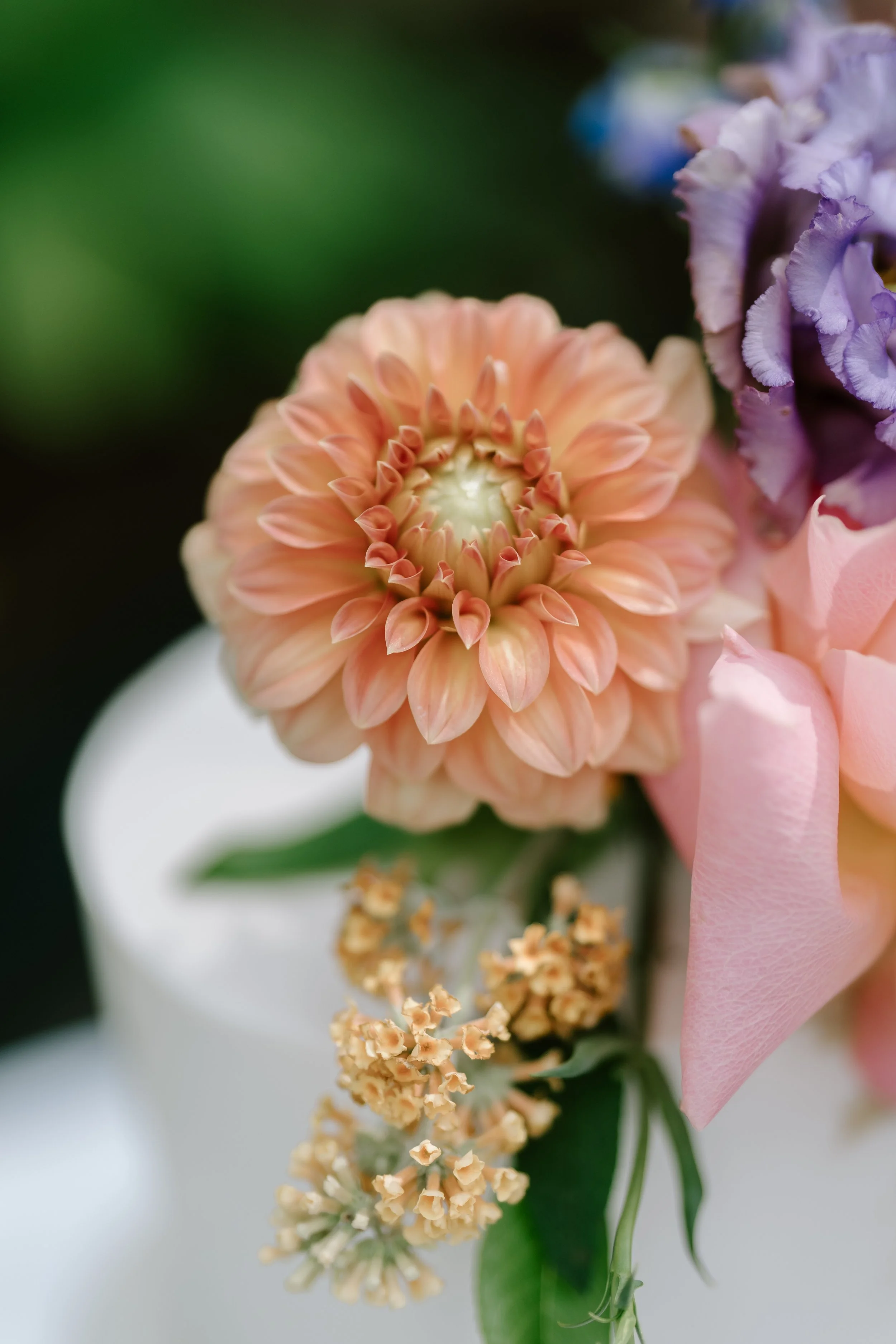 Bronwyn & Anshul's vegan wedding cake