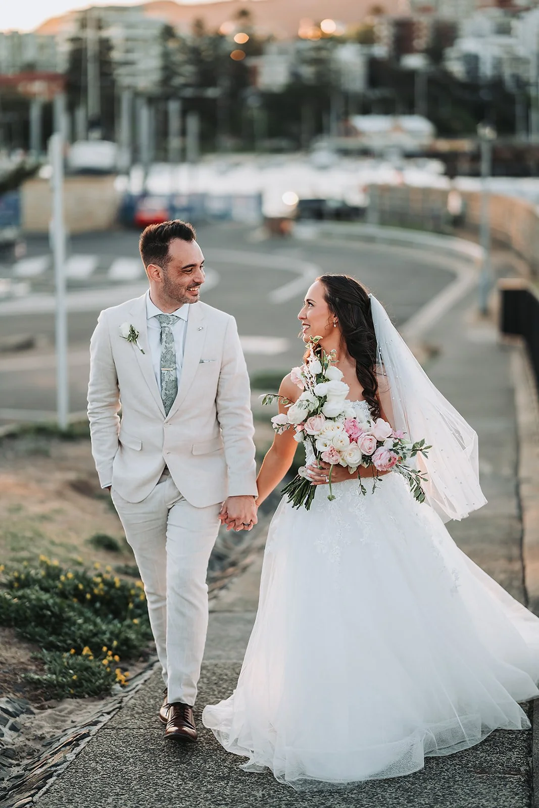 Larry & Mel at their vegan wedding