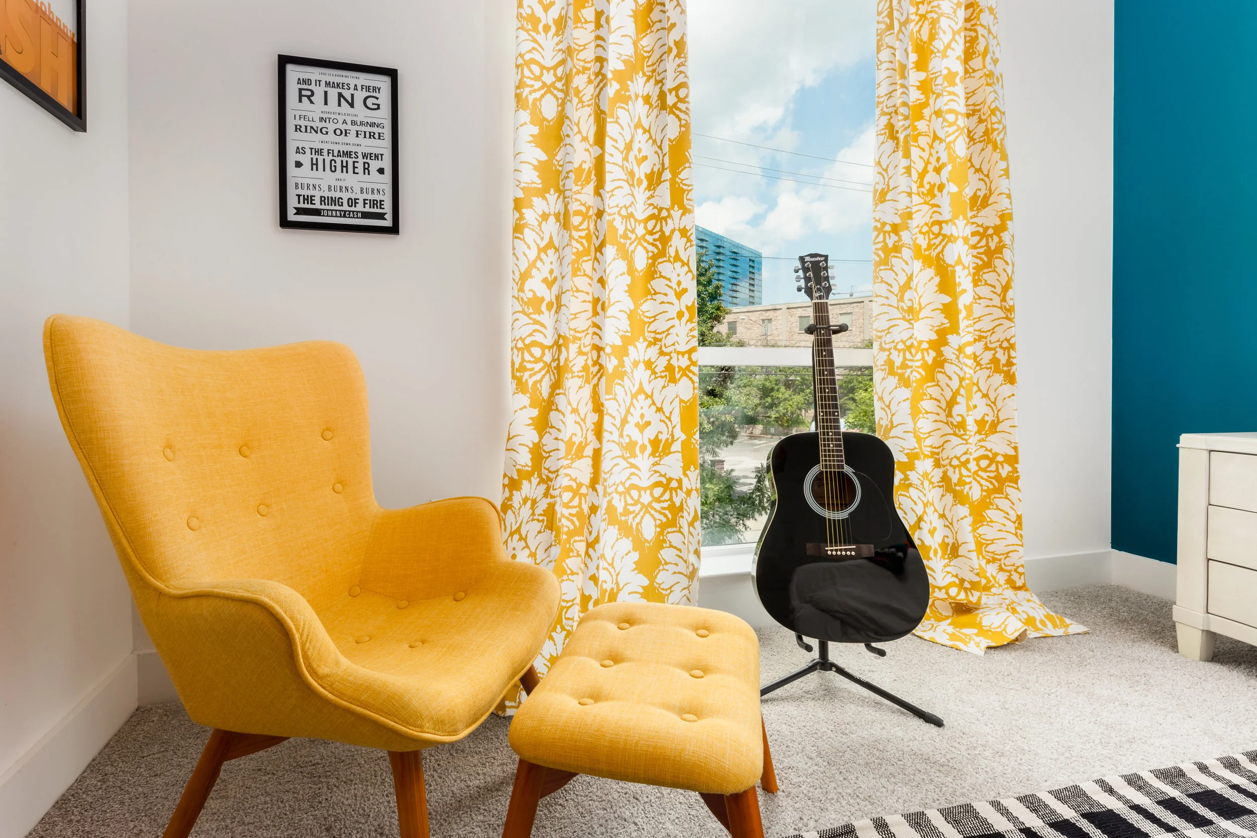 Get inspired and write some tunes with Johnny's famous lyrics on the wall.