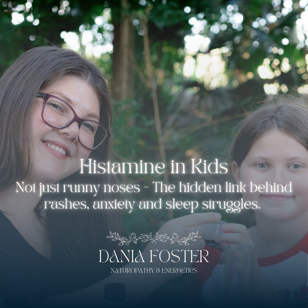 Histamine in kids: Not just runny noses - The hidden link behind rashes, anxiety and sleep struggles. 