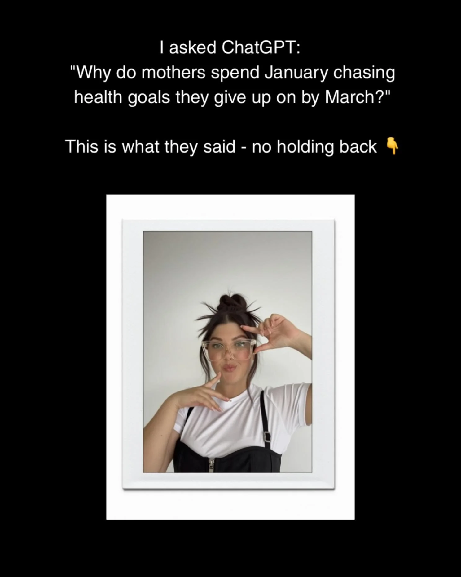 I asked chatGPT &ldquo;Why do mothers spend January chasing health goals they give up on by March?&rdquo;

This is what they said no holding back 👇🏼

Because they&rsquo;re trying to fix themselves with surface-level shit instead of actually taking 