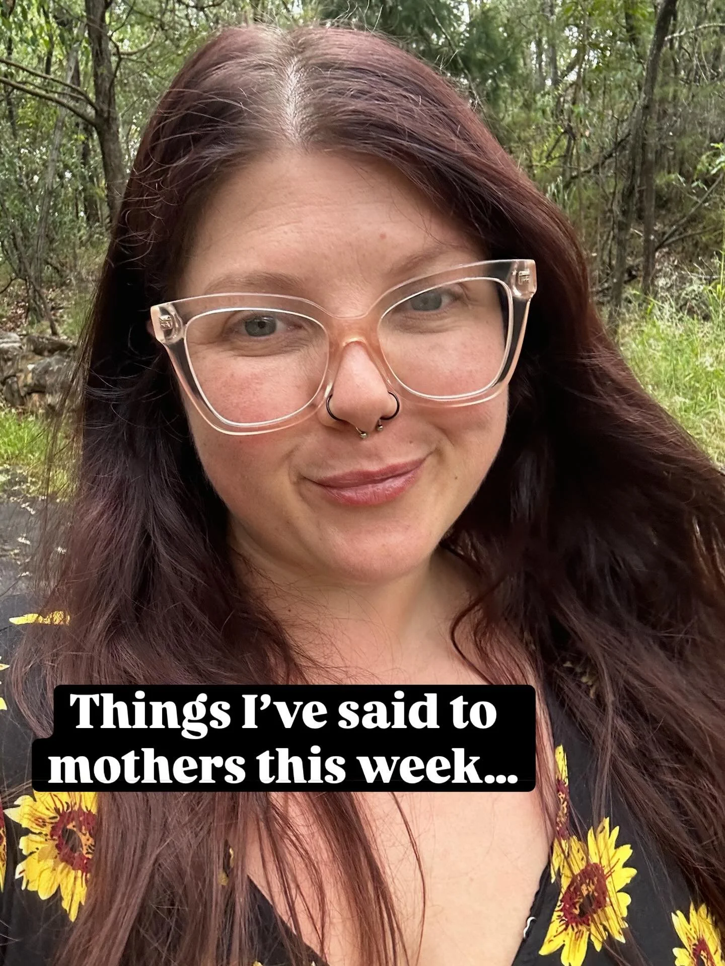 Things I&rsquo;ve been saying to mothers this week

&ldquo;This is the year they&rsquo;d be going to school and you&rsquo;re worried you&rsquo;re not doing enough? They&rsquo;re four. Safety, curiosity, exploring the world. You showing up to nature p