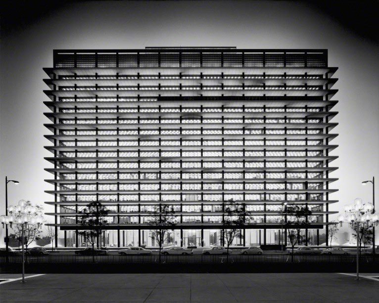 Department of Water and Power Building, Julius Shulman, 1965. © J. Paul Getty Trust. Getty Research Institute, Los Angeles (2004.R.10).