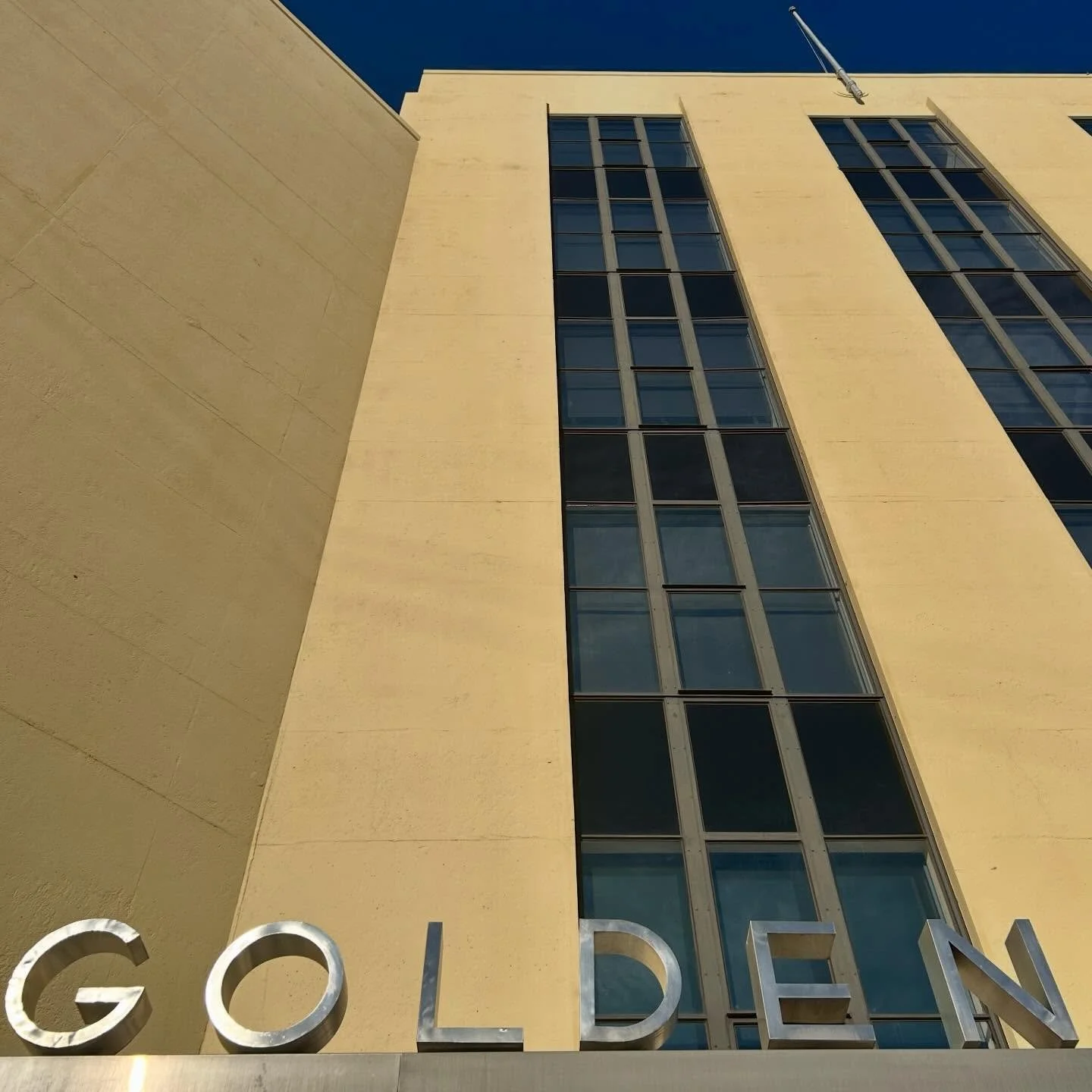 Golden Legacy

Golden State Mutual Life Insurance Building
Paul Revere Williams, architect 
West Adams, Los Angeles, 1949

Paul Revere Williams Monument
Georgia Hanna Toliver, artist 
South Central Los Angeles Regional Center Legacy Plaza
West Adams,