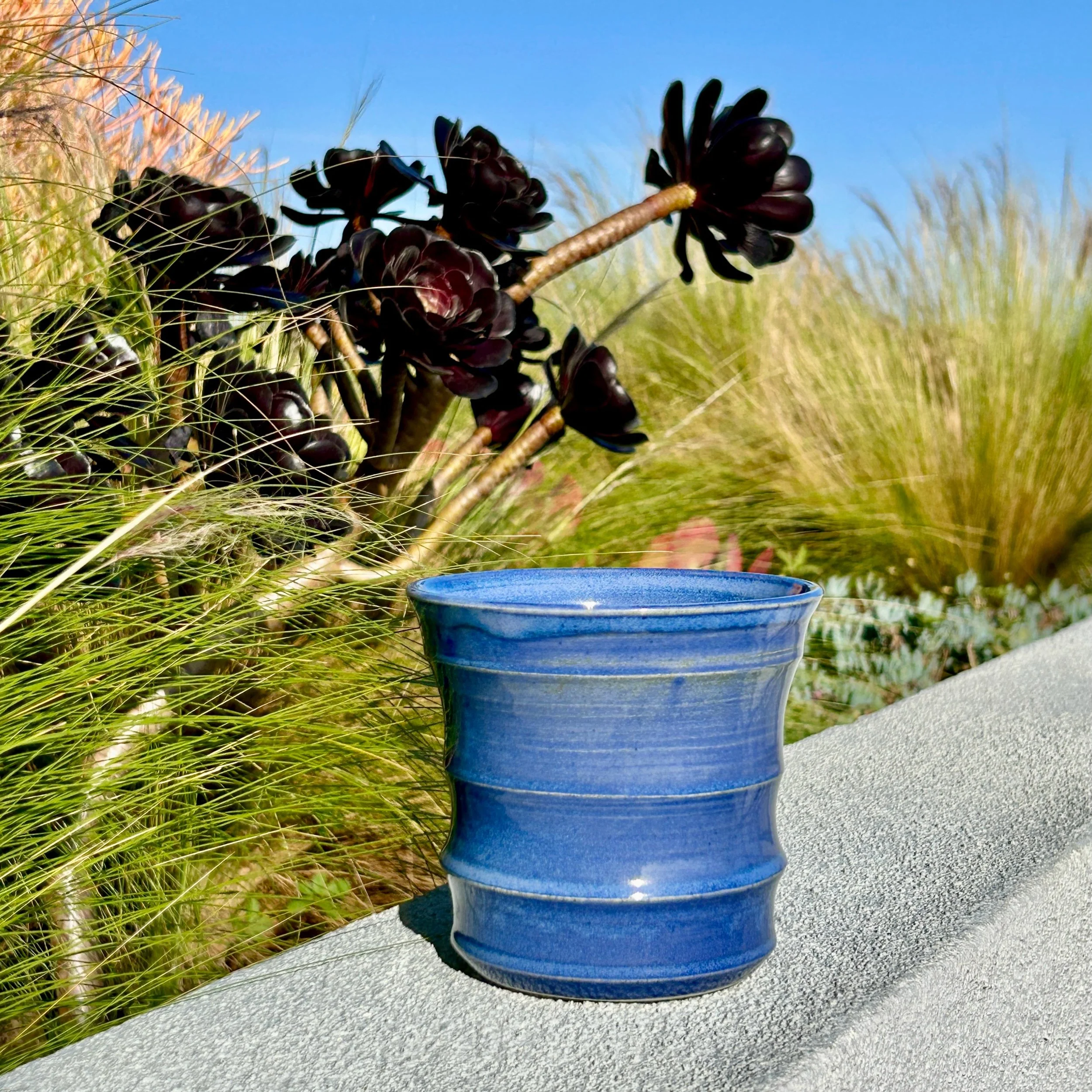 Denim Vibes

A few dips of @gooddirtla mottled blue glaze gave my new series of pots some stone washed style. 

You can check out all of my latest wheel-thrown vases and bowls at the CJA Ceramics Shop. Link in bio.

www.cjaceramics.com

#madeatgdla #