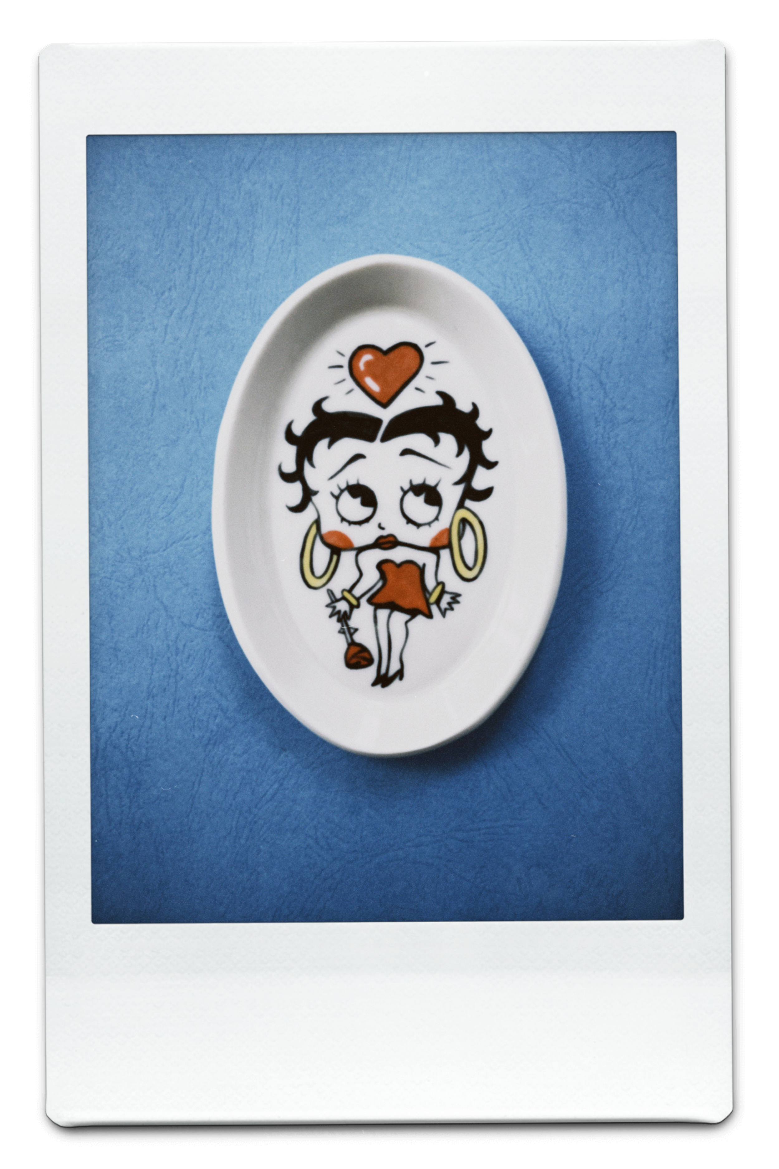 BETTY BOOP HEART 3x6