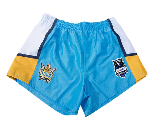 White Yellow Blue and Black Baseball Uniforms, Shorts