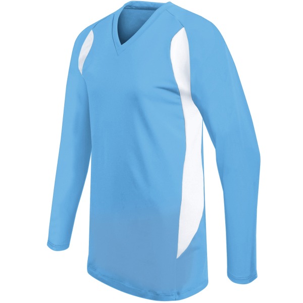 Sky Blue and White Baseball Uniforms, Jerseys