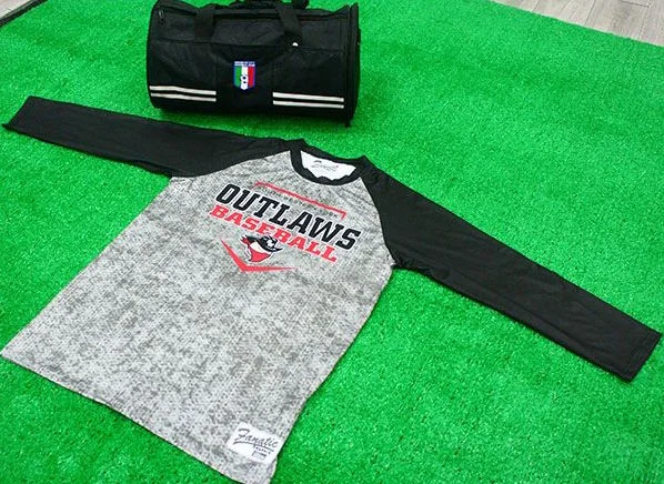 Black Red White and Grey Baseball Uniforms, Jerseys