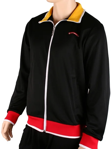 Black Yellow White and Red Baseball Uniforms, Tracksuit Jackets