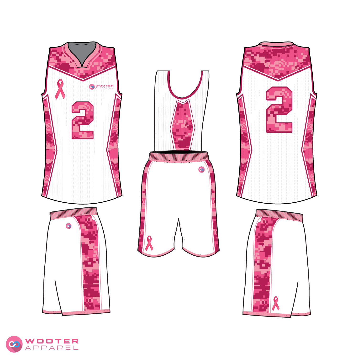 pink and white basketball jersey