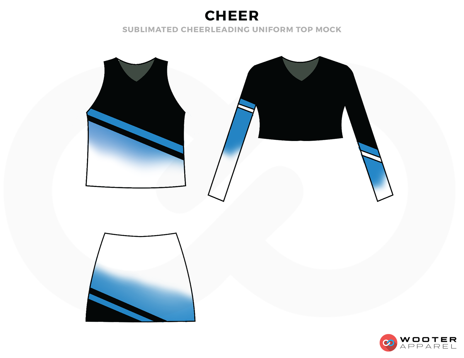 Blank Cheer Uniform Template