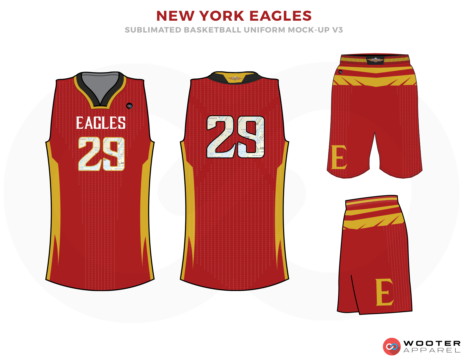 red and yellow basketball jersey