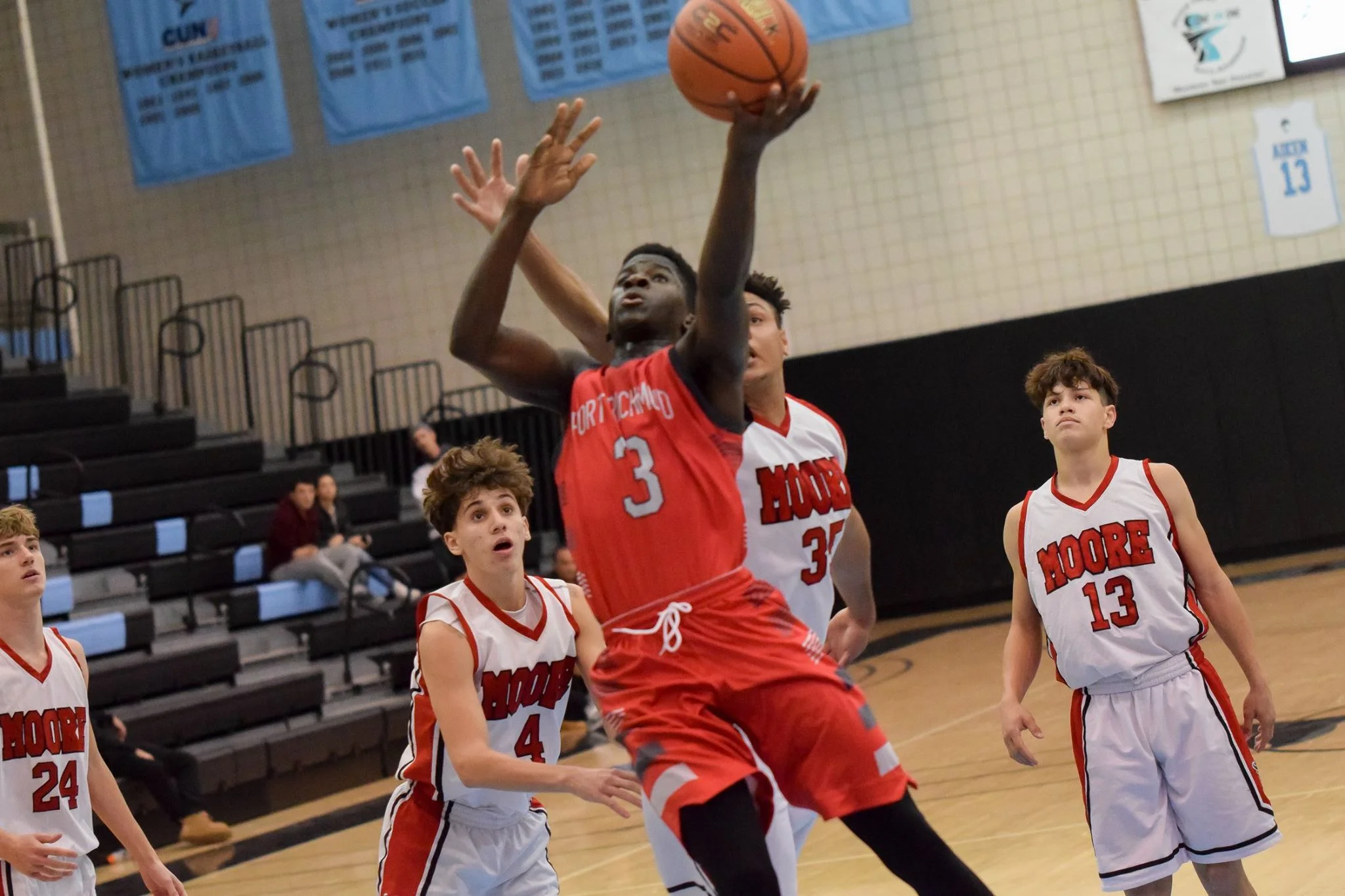 Red White Black and Grey Basketball Uniforms, Jersey and Shorts