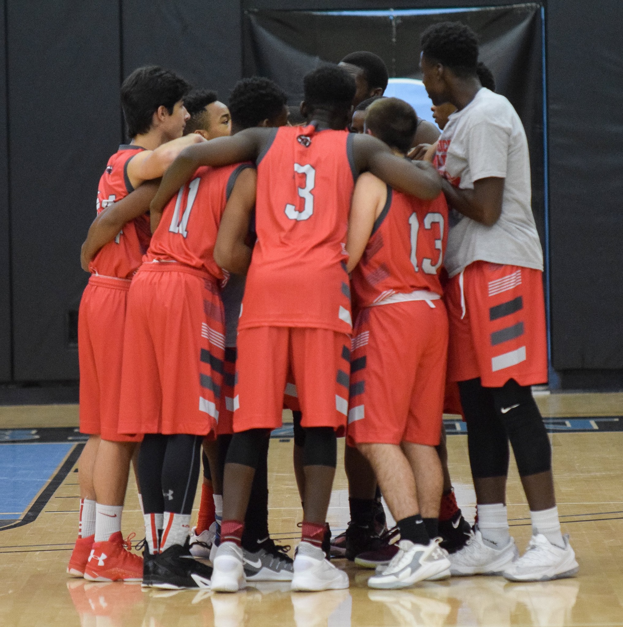 Red White Black and Grey Basketball Uniforms, Jersey and Shorts 