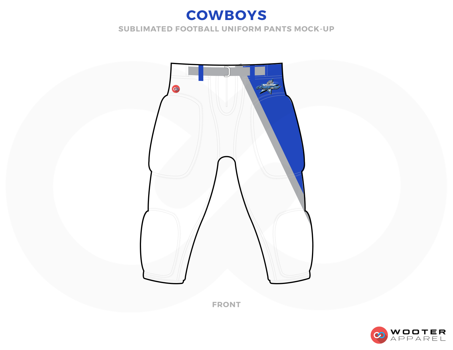 COWBOYS White Blue Grey and Red Paints.