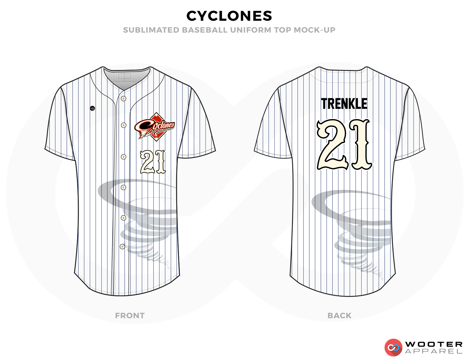 CYCLONES White Black Red and Gray Baseball Uniforms, Shirts