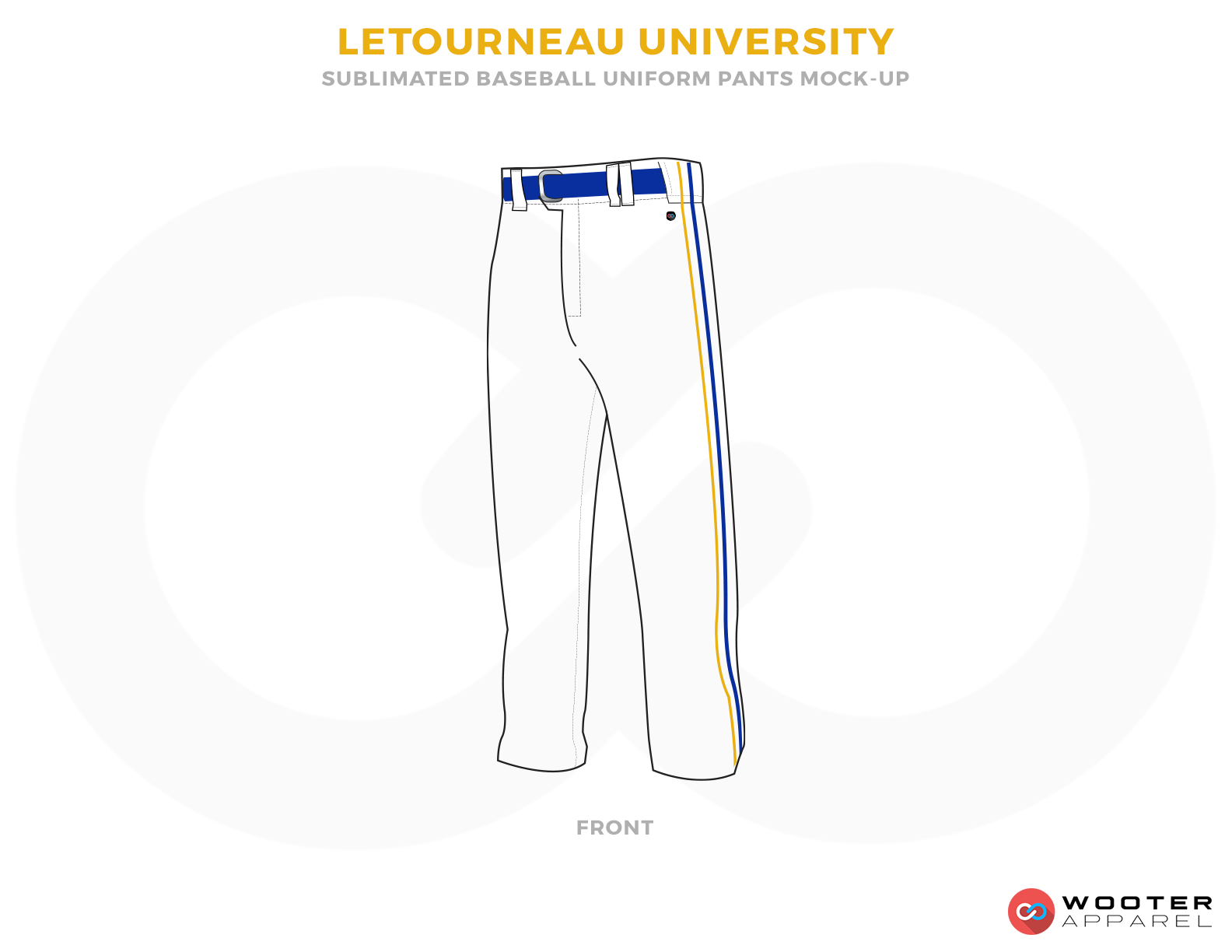 LAWRENCEVILLE MONARCHS White and Blue Baseball Uniforms, Pants