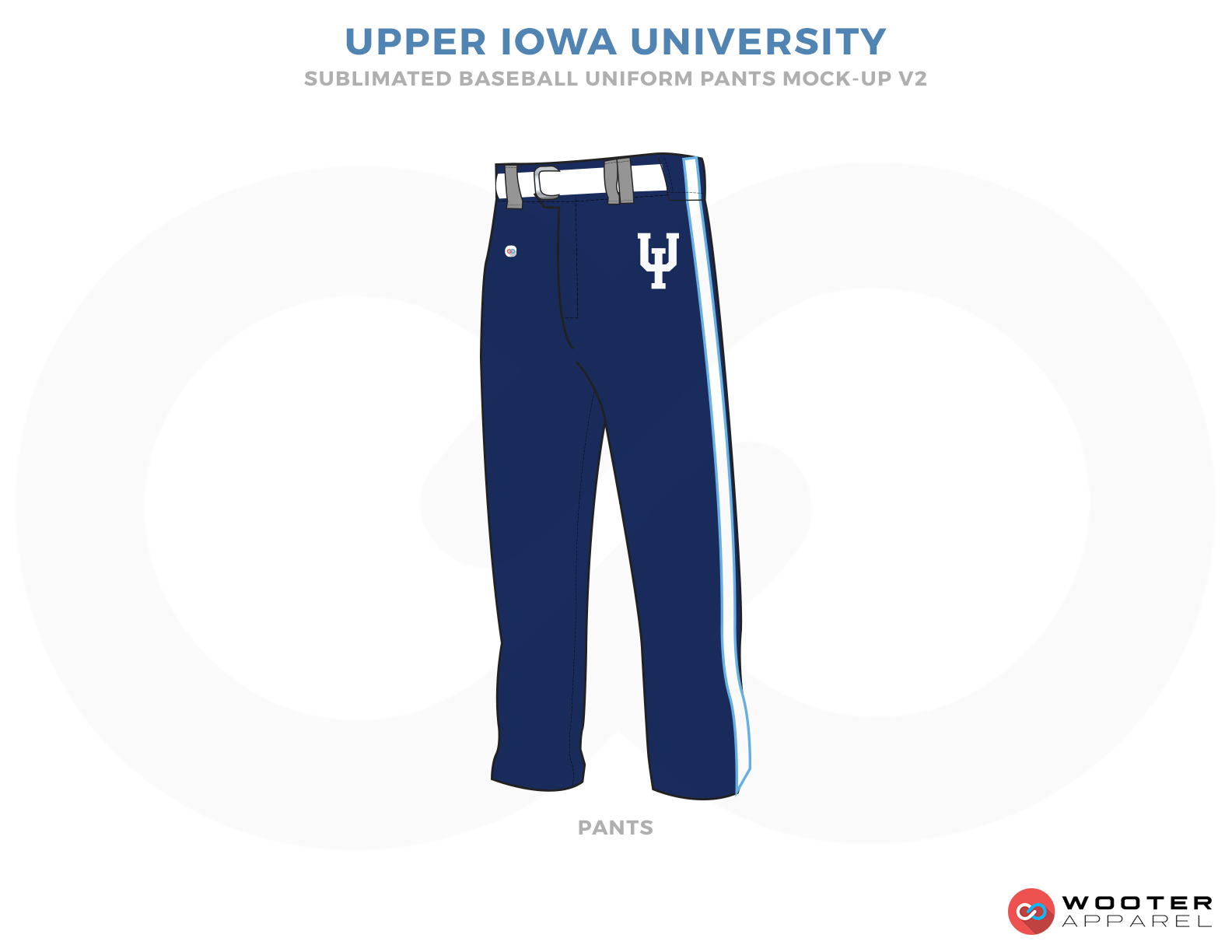 UC DAVIS BASEBALL Blue and White Baseball Uniforms, Pants