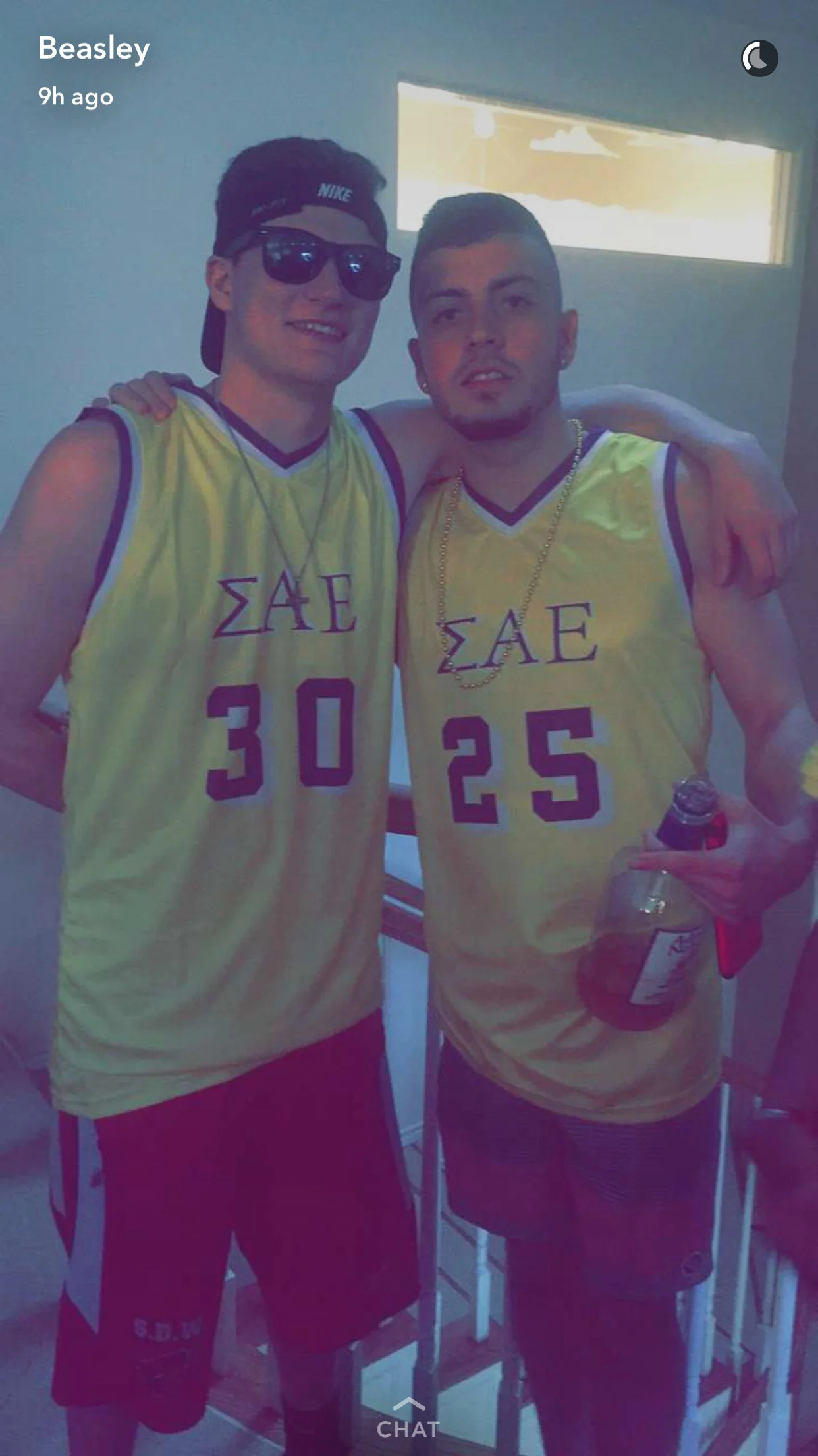 EAE purple yellow  Frat Uniform jerseys