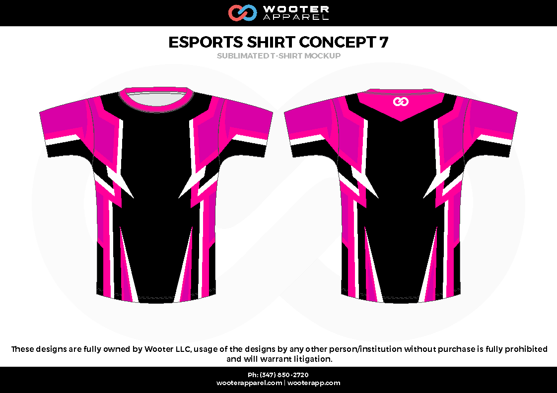 BF JERSEY PINK -   Esports Apparel Design & Production