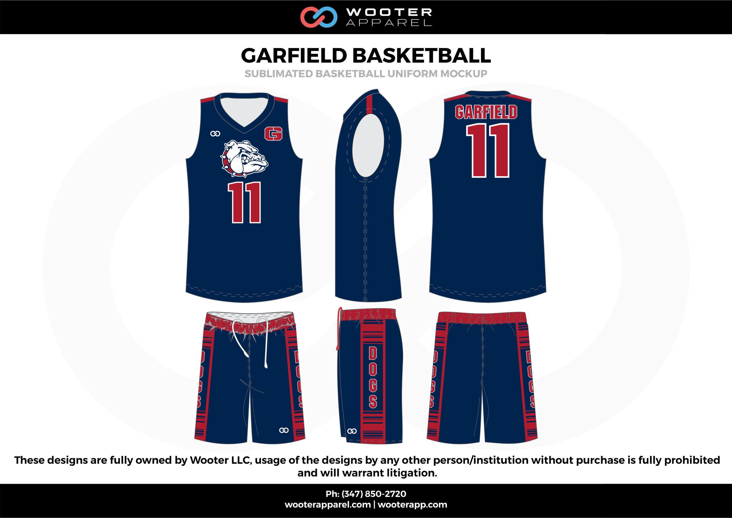 Full Sublimation Custom Basketball Uniforms | Wooter Apparel