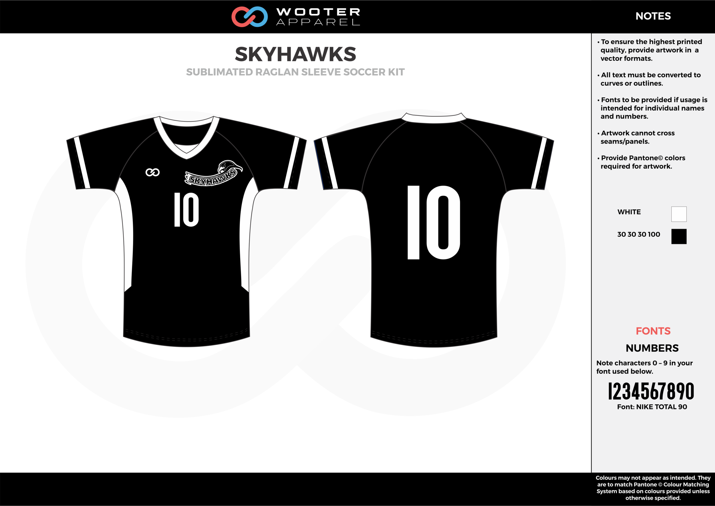 white and black soccer jersey