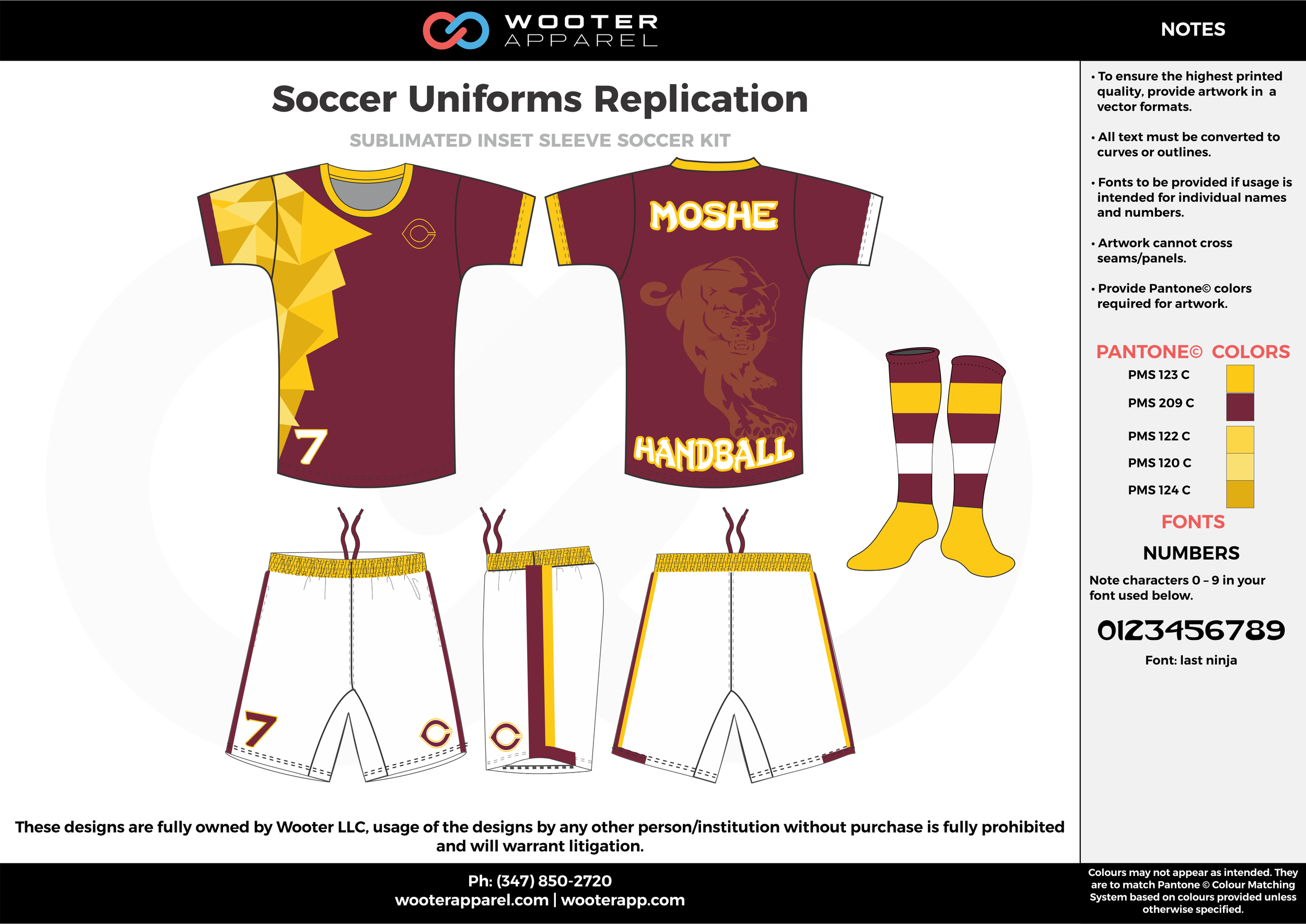 Soccer Uniforms Replication maroon yellow custom sublimated soccer uniform jersey shirt shorts socks