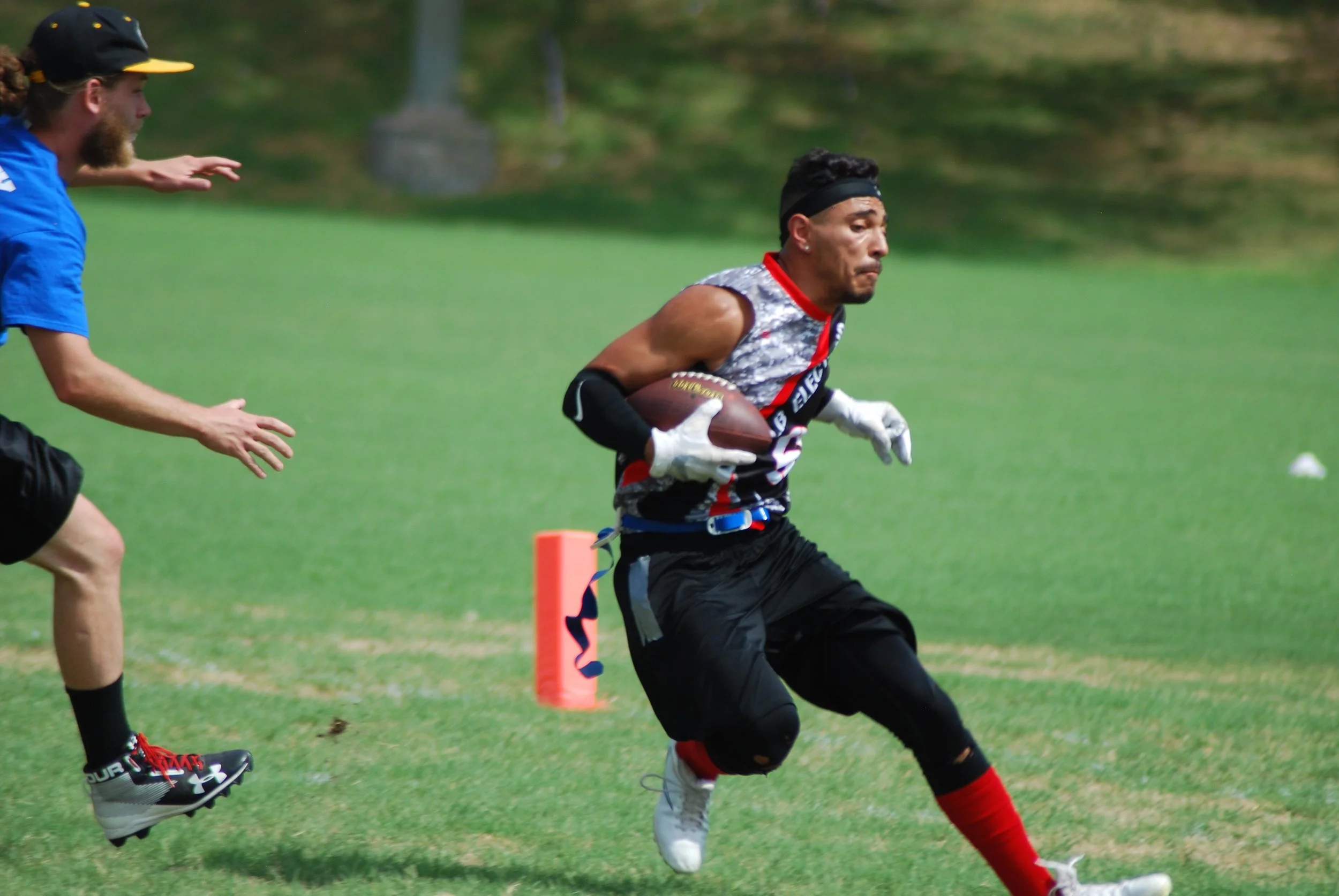 Black Red Gray White football uniforms jerseys shorts