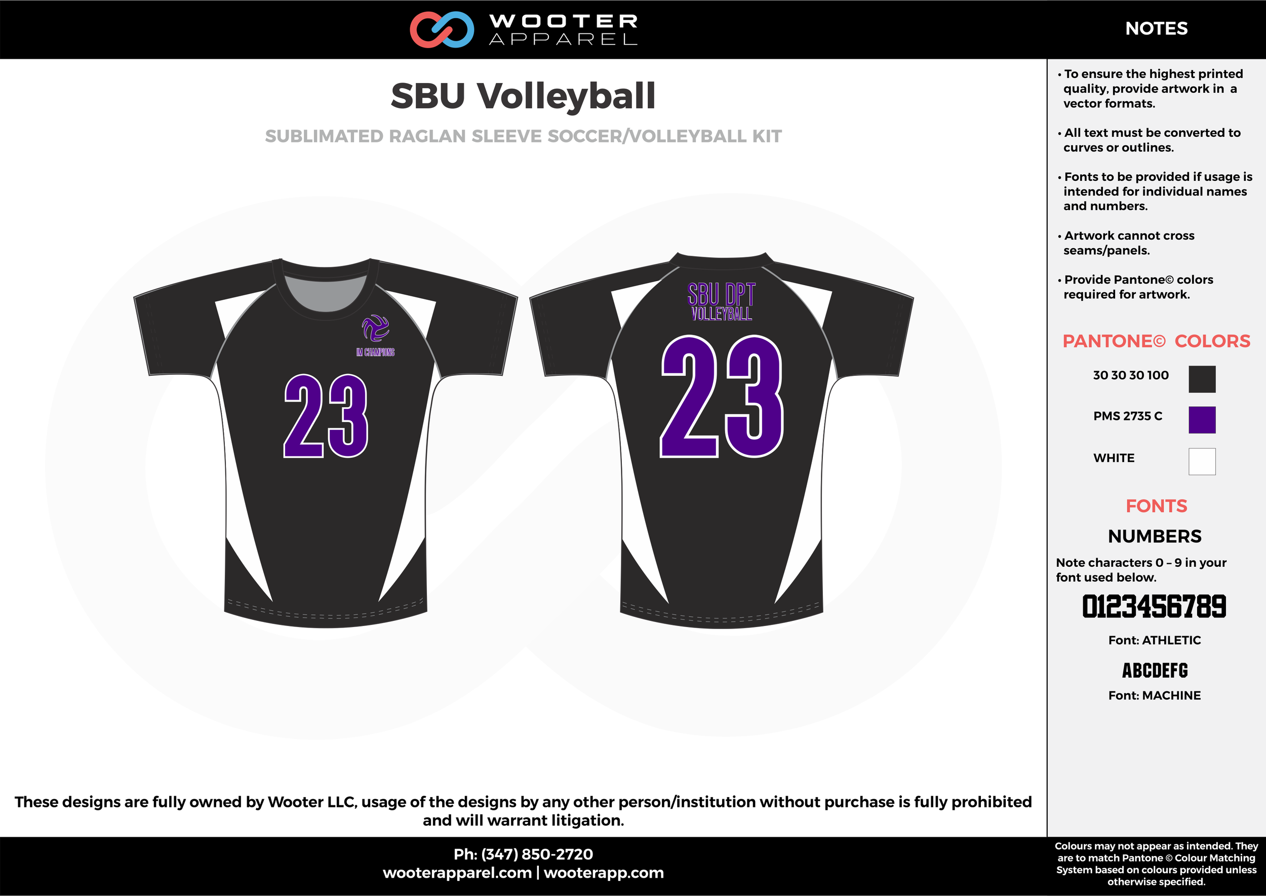 SBU VOLLEYBALL black purple white Volleyball Uniforms, Jerseys, Shorts
