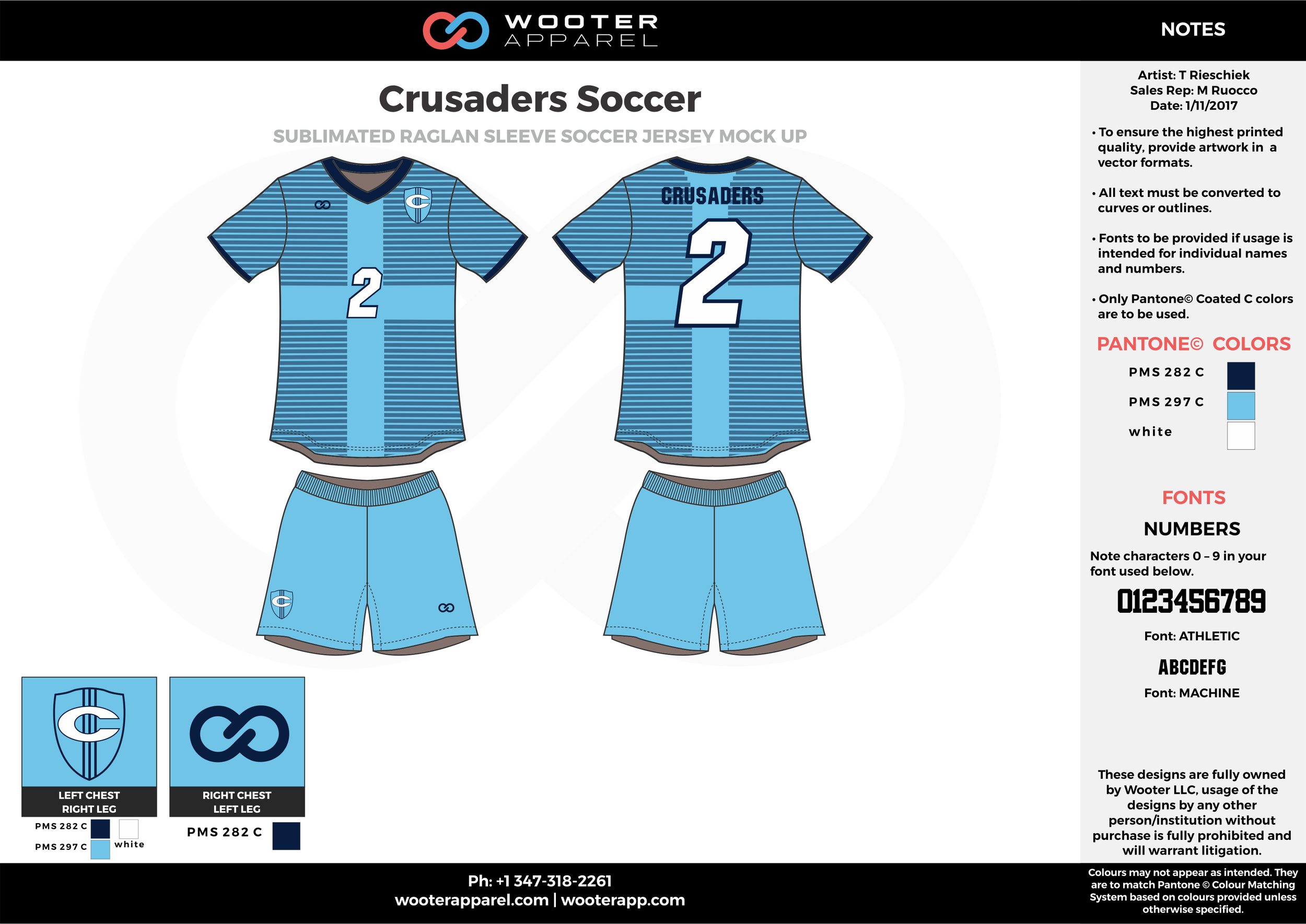 Crusaders blue white black custom sublimated soccer uniform jersey shirt shorts
