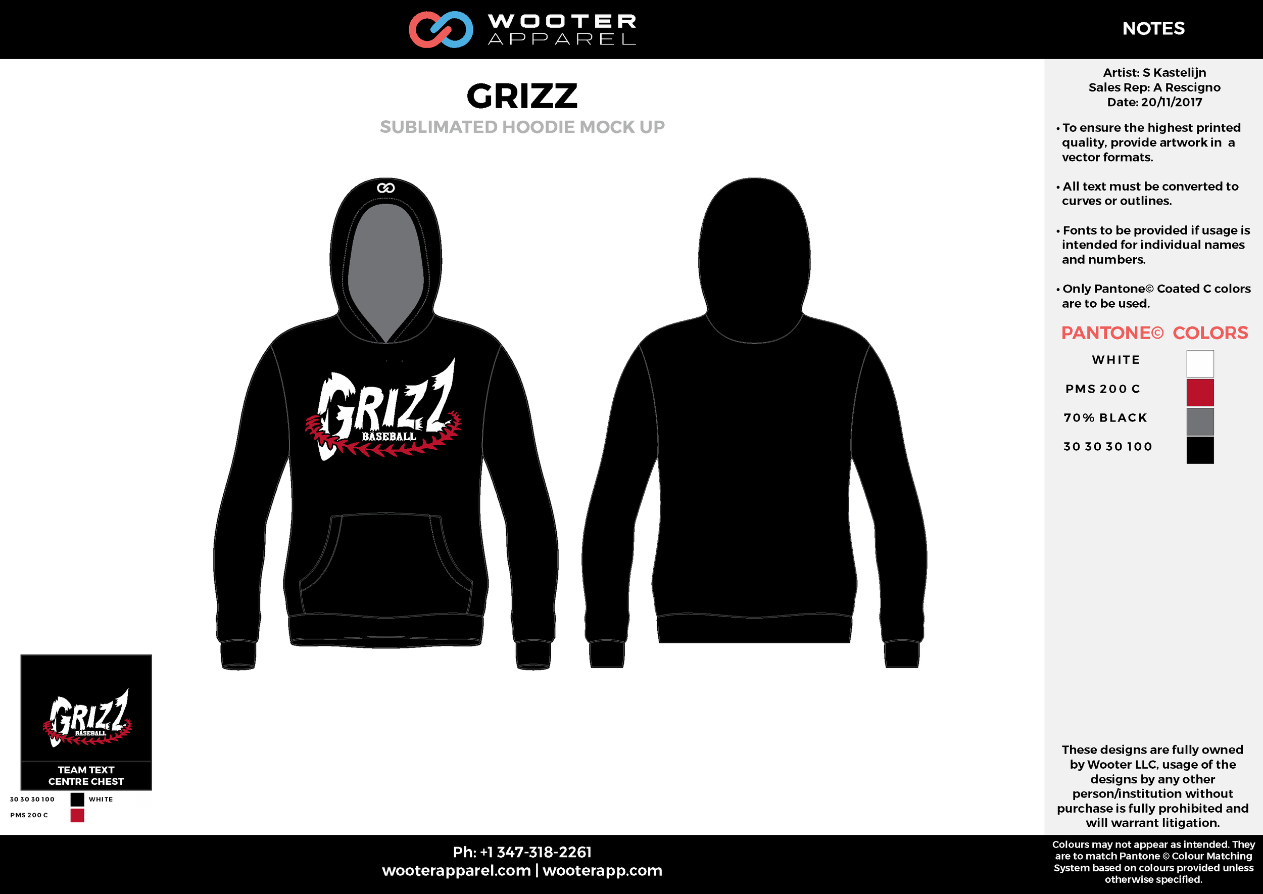 GRIZZ black white gray red baseball uniforms jerseys hoodie