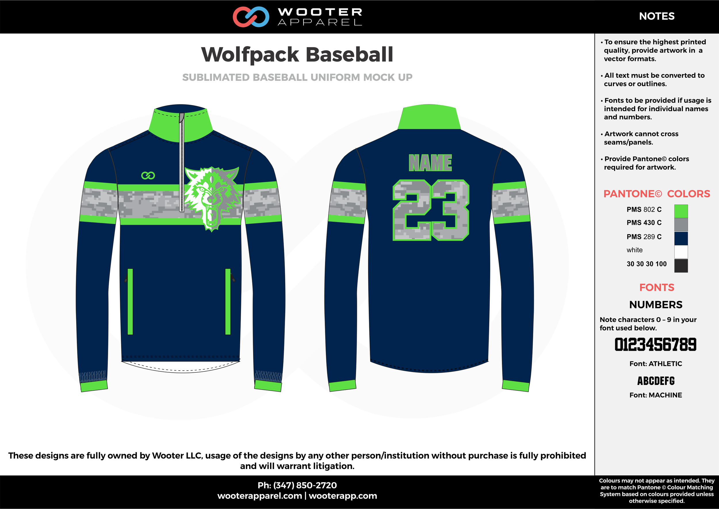 WOLFPACK BASEBALL navy blue green gray white baseball uniforms jerseys long sleeve