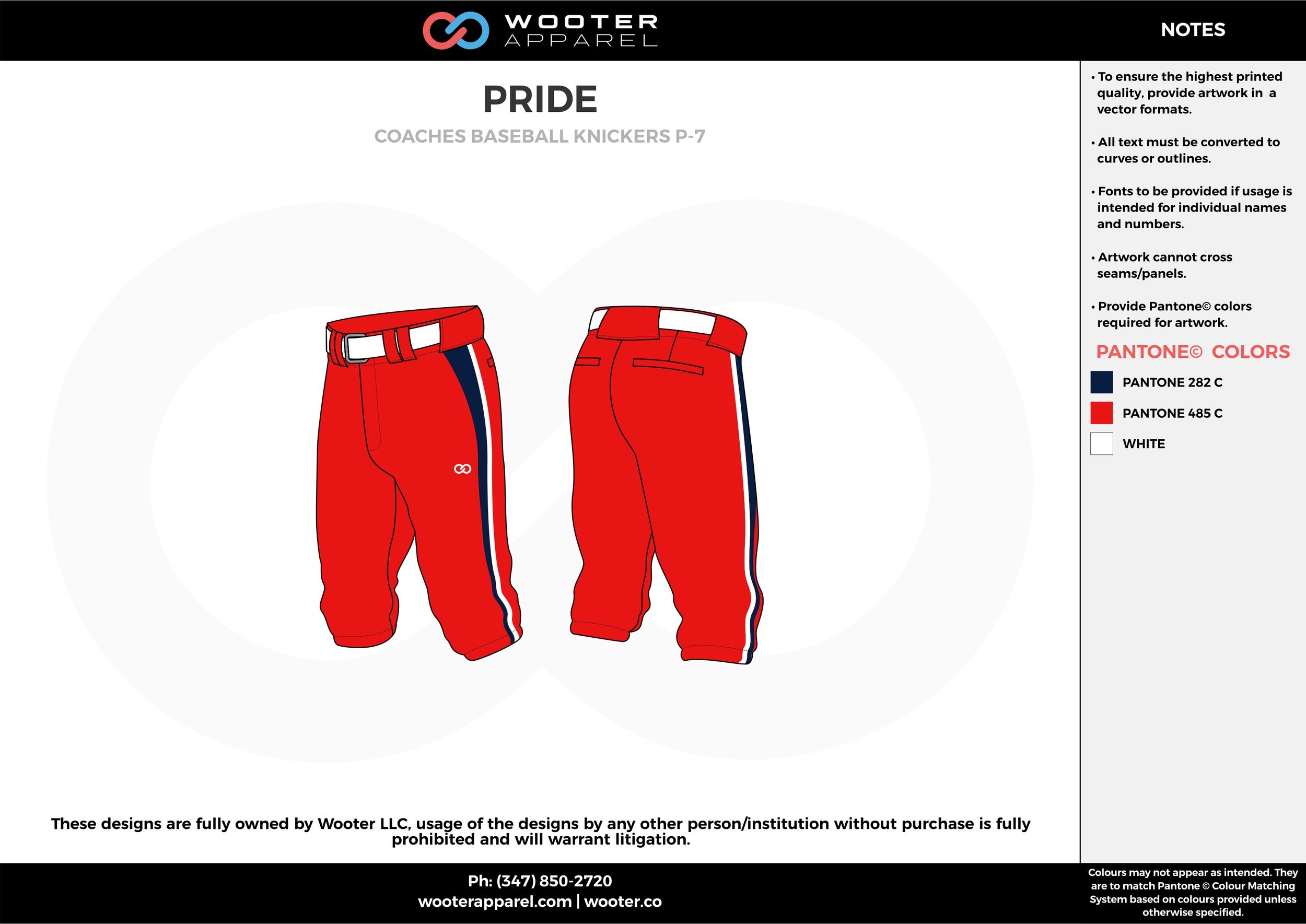 PRIDE red darkblue white baseball uniforms jerseys pants