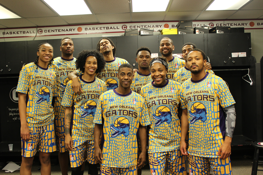 NEW ORLEANS GATORS yellow blue dark blue basketball uniforms jersey shirts, shorts
