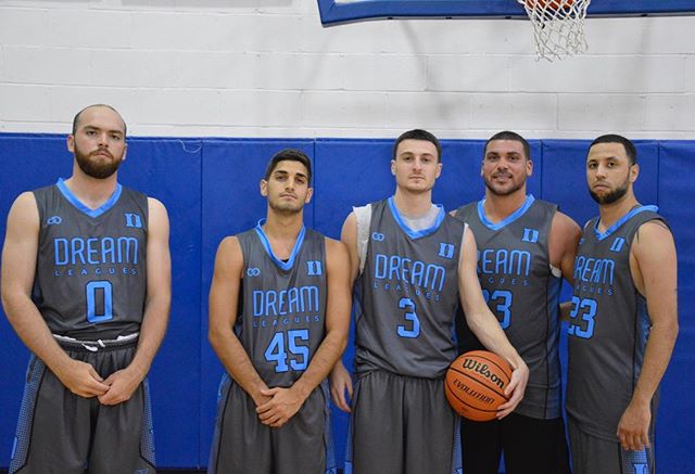 Blue black gray basketball jerseys and shorts